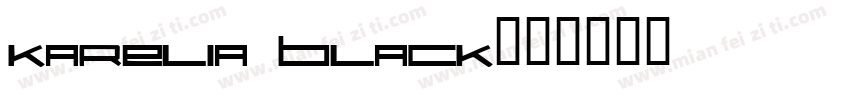 Karelia Black字体转换